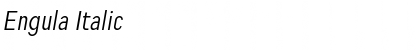 Download Engula Italic Font Title Preview