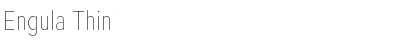 Download Engula Thin Font Title Preview
