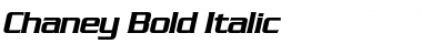 Download Chaney Bold Italic Font Title Preview