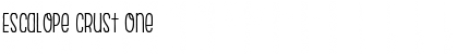 Download Escalope Crust One Font Title Preview