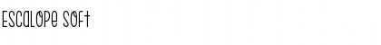 Download Escalope Soft Font Title Preview
