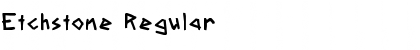 Download Etchstone Regular Font Title Preview