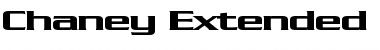 Download Chaney Extended Bold Font Title Preview