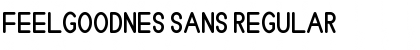 Download Feelgoodnes sans Regular Font Title Preview