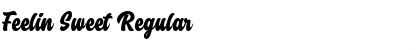 Download Feelin Sweet Regular Font Title Preview