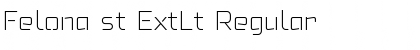 Download Felona st ExtLt Regular Font Title Preview