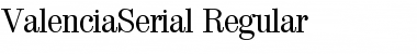 Download ValenciaSerial Regular Font