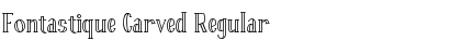Download Fontastique Carved Regular Font Title Preview