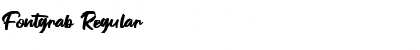 Download Fontgrab Regular Font Title Preview