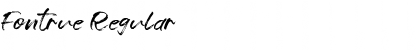 Download Fontrue Regular Font Title Preview