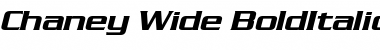 Download Chaney Wide BoldItalic Font Title Preview