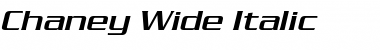 Download Chaney Wide Italic Font Title Preview