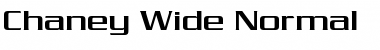 Download Chaney Wide Normal Font Title Preview