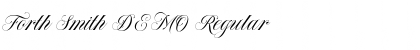 Download Forth Smith DEMO Regular Font Title Preview