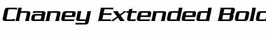 Download Chaney-Extended Bold Italic Font Title Preview