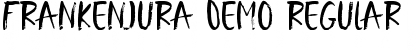 Download Frankenjura Demo Regular Font Title Preview