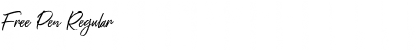 Download Free Pen Regular Font Title Preview
