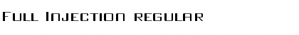 Download Full Injection regular Font Title Preview