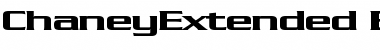 Download ChaneyExtended Bold Font Title Preview