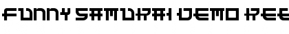 Download Funny Samurai Demo Regular Font Title Preview