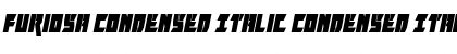 Download Furiosa Condensed Italic Condensed Italic Font Title Preview