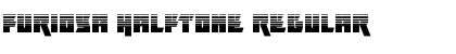 Download Furiosa Halftone Regular Font Title Preview