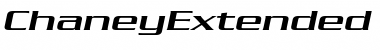 Download ChaneyExtended Italic Font Title Preview