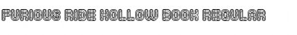 Download Furious Ride Hollow Book Regular Font Title Preview