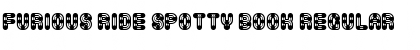 Download Furious Ride Spotty Book Regular Font Title Preview
