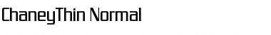 Download ChaneyThin Normal Font Title Preview