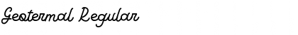 Download Geotermal Regular Font Title Preview