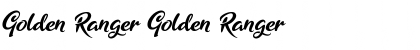Download Golden Ranger Golden Ranger Font Title Preview