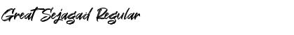 Download Great Sejagad Regular Font Title Preview