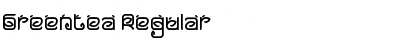 Download Greentea Regular Font Title Preview