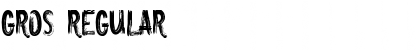 Download Gros Regular Font Title Preview