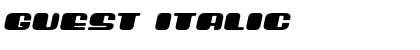 Download Guest Italic Font Title Preview