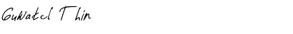 Download Guwatel Thin Font Title Preview