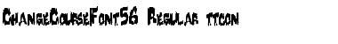 Download ChangeCourseFont56 Regular Font Title Preview