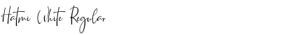 Download Hatmi White Regular Font Title Preview