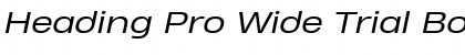 Download Heading Pro Wide Trial Book Italic Font Title Preview