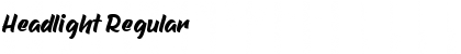 Download Headlight Regular Font Title Preview