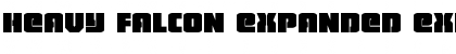 Download Heavy Falcon Expanded Expanded Font Title Preview