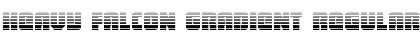 Download Heavy Falcon Gradient Regular Font Title Preview
