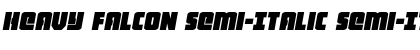 Download Heavy Falcon Semi-Italic Semi-Italic Font Title Preview