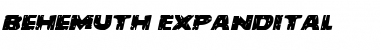 Download Behemuth Expanded Italic Expanded Italic Font Title Preview