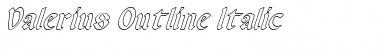 Download Valerius Outline Italic Italic Font