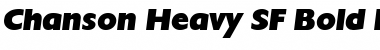 Download Chanson Heavy SF Bold Italic Font Title Preview