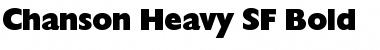 Download Chanson Heavy SF Bold Font Title Preview