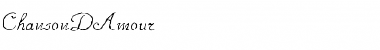 Download ChansonDAmour Regular Font Title Preview