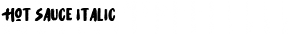Download Hot Sauce Italic Font Title Preview